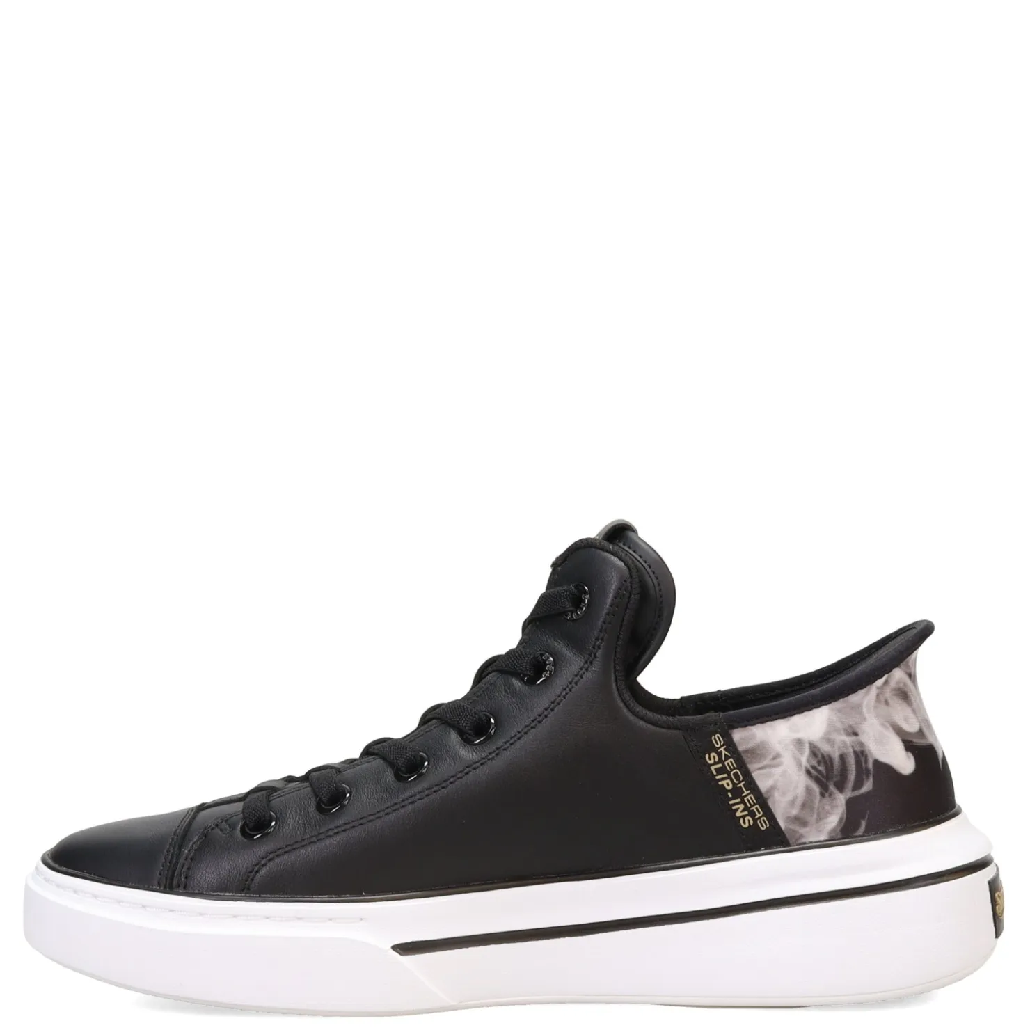 Sneakers & Athletics*Skechers Men's , Premium Leather Slip-ins: Snoop One - OG Sneaker Black Leather