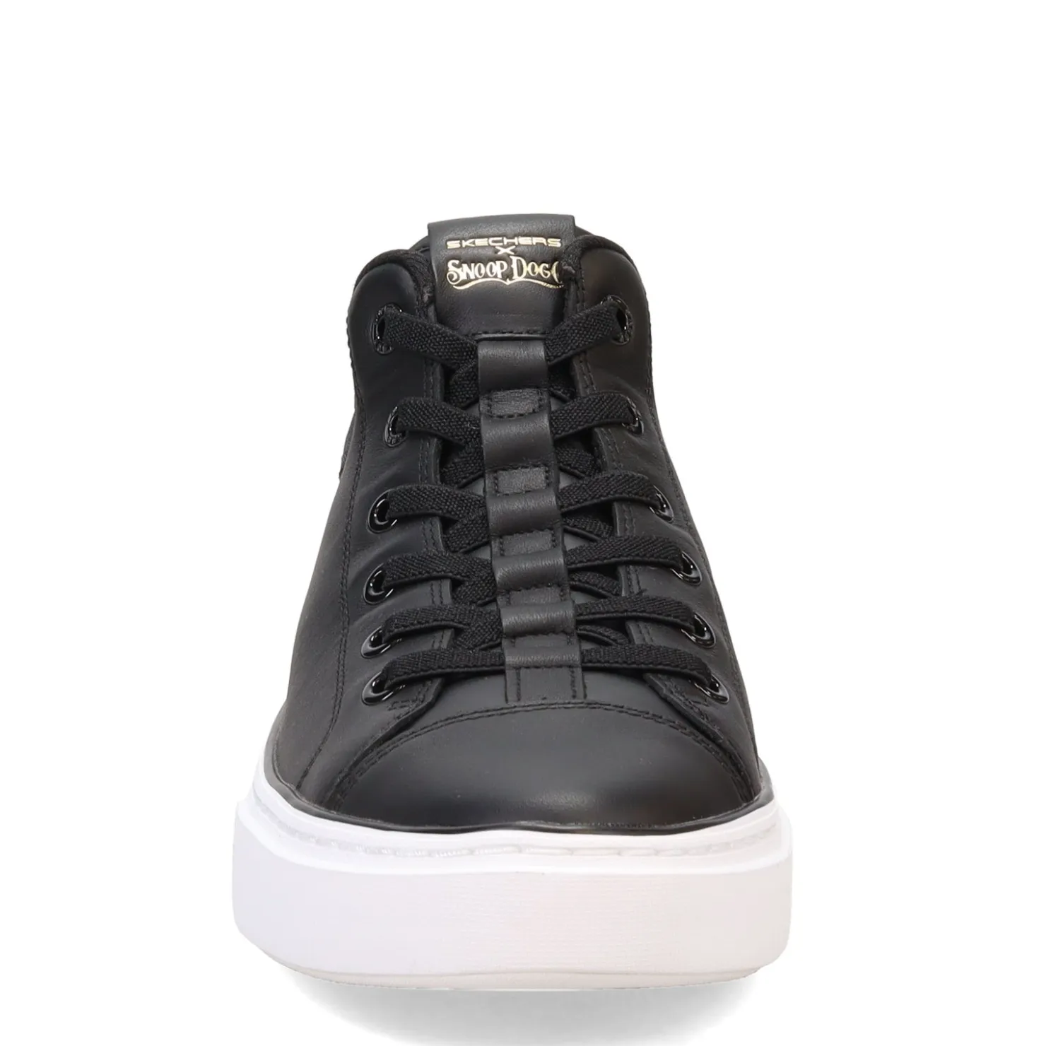 Sneakers & Athletics*Skechers Men's , Premium Leather Slip-ins: Snoop One - OG Sneaker Black Leather