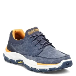 Sneakers & Athletics*Skechers Men's , Relaxed Fit: Respected - Loleto Shoe - Wide Width Navy