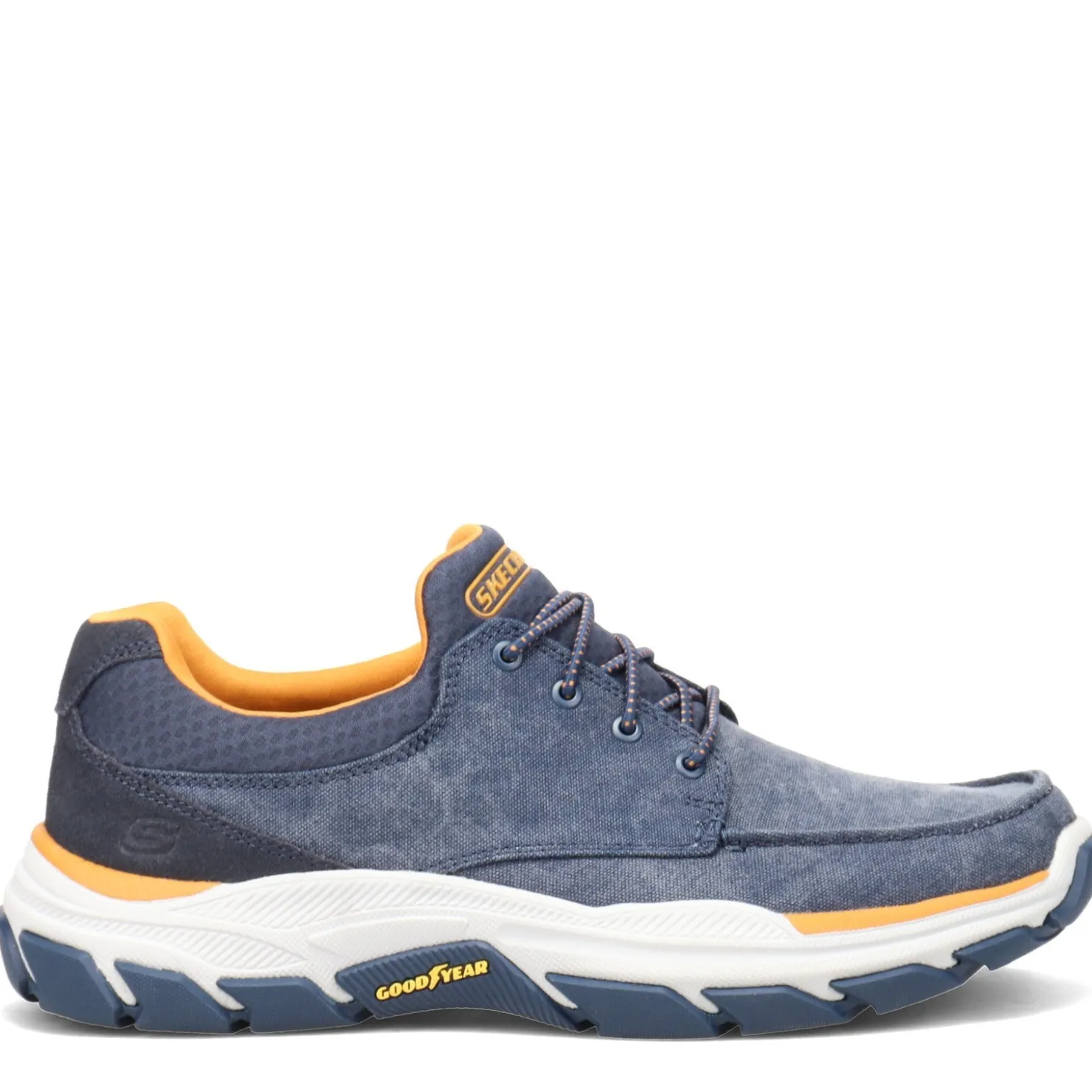 Sneakers & Athletics*Skechers Men's , Relaxed Fit: Respected - Loleto Shoe - Wide Width Navy