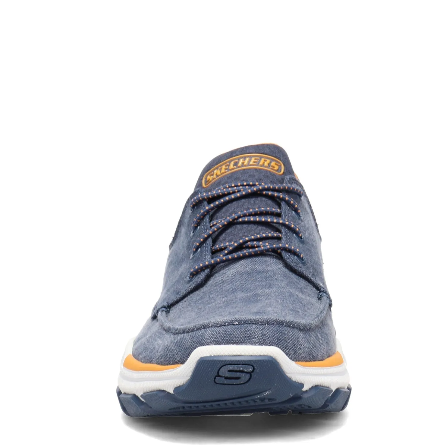 Sneakers & Athletics*Skechers Men's , Relaxed Fit: Respected - Loleto Shoe - Wide Width Navy