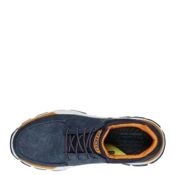 Sneakers & Athletics*Skechers Men's , Relaxed Fit: Respected - Loleto Shoe - Wide Width Navy