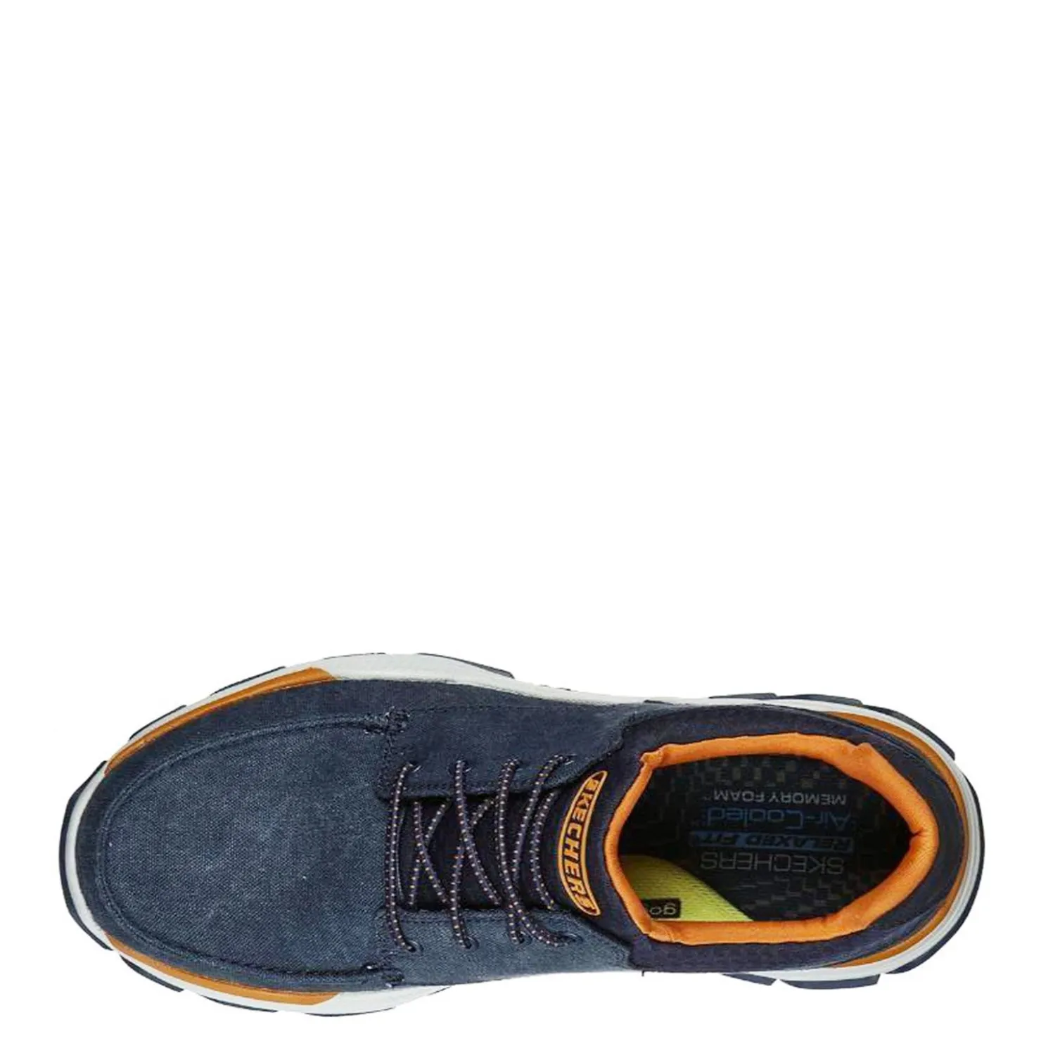 Sneakers & Athletics*Skechers Men's , Relaxed Fit: Respected - Loleto Shoe - Wide Width Navy