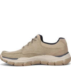 Slip-On Shoes*Skechers Men's , Relaxed Fit: Respected - Loleto Shoe - Wide Width Taupe