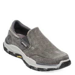 Slip-On Shoes*Skechers Men's , Relaxed Fit: Respected - Fallston Slip-On Charcoal