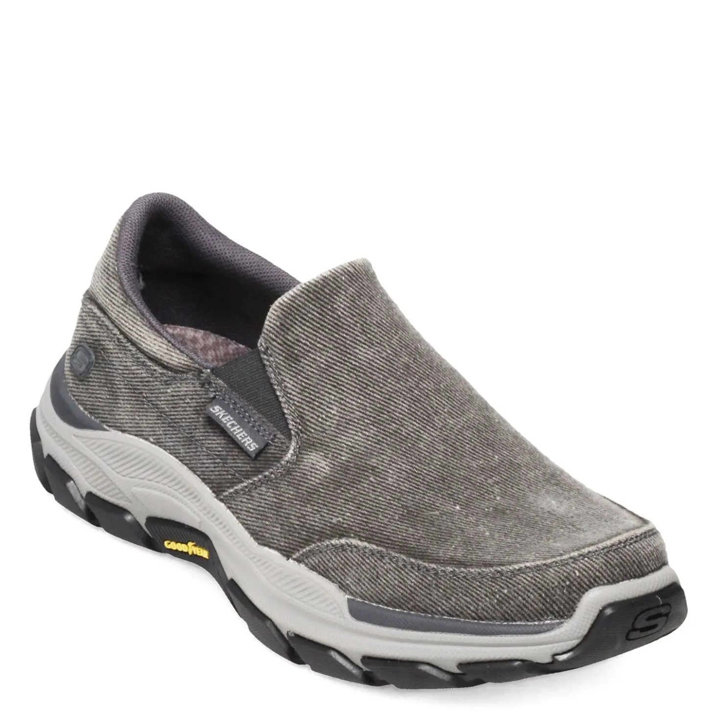 Sneakers & Athletics*Skechers Men's , Relaxed Fit: Respected - Fallston Slip-On Charcoal