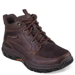 Boots*Skechers Men's , Relaxed Fit: Respected – Boswell Boot Red Brown