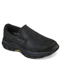 Loafers*Skechers Men's , Relaxed Fit: Respected - Calum Slip-On Black