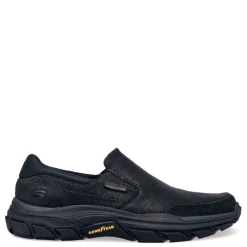 Loafers*Skechers Men's , Relaxed Fit: Respected - Calum Slip-On Black