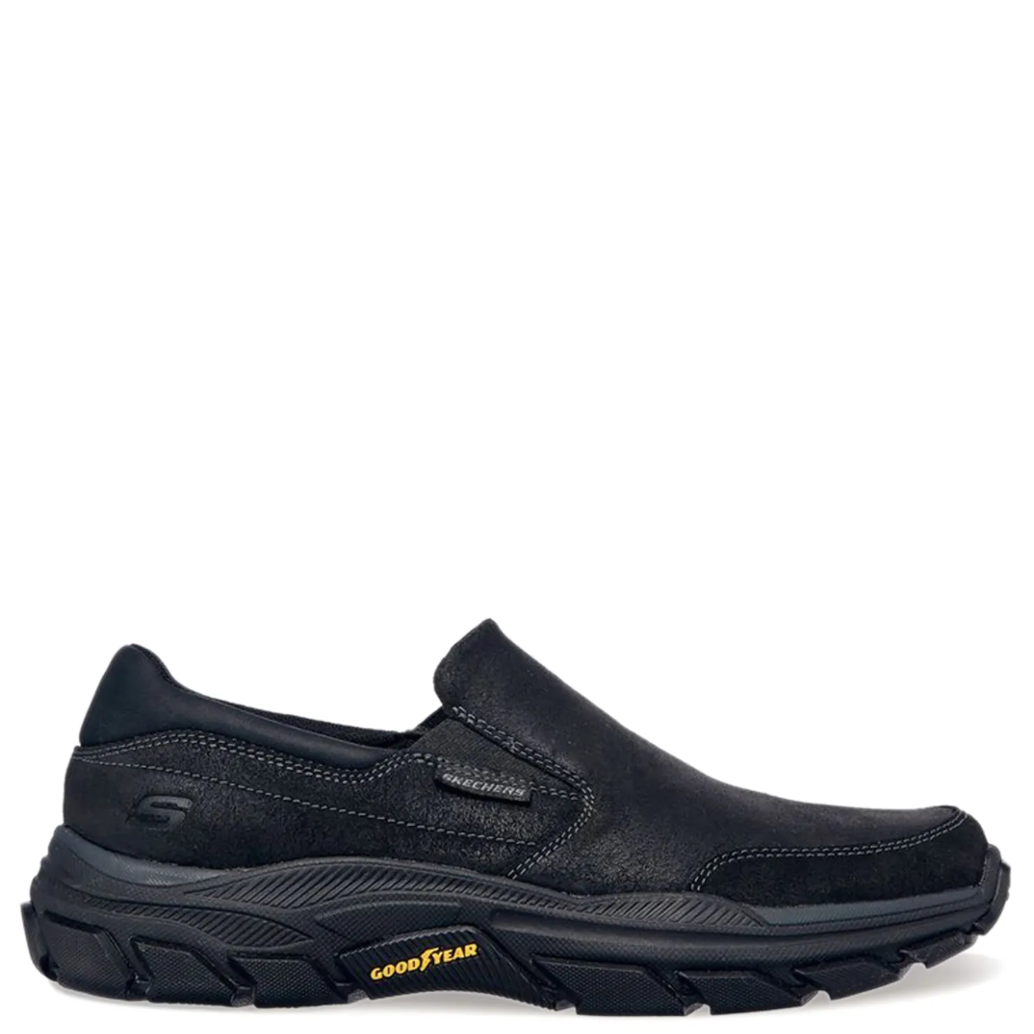 Loafers*Skechers Men's , Relaxed Fit: Respected - Calum Slip-On Black