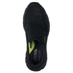 Loafers*Skechers Men's , Relaxed Fit: Respected - Calum Slip-On Black