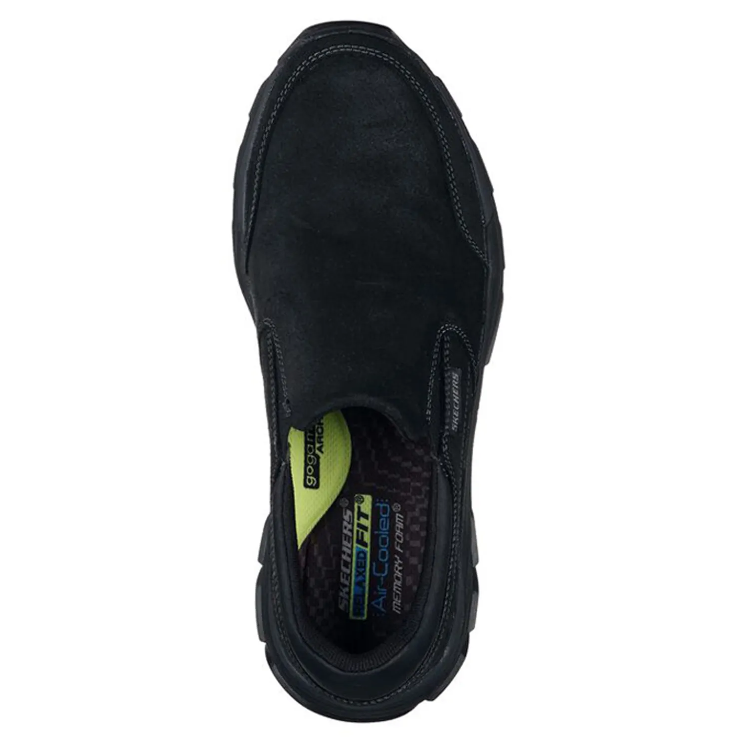 Loafers*Skechers Men's , Relaxed Fit: Respected - Calum Slip-On Black