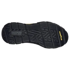 Loafers*Skechers Men's , Relaxed Fit: Respected - Calum Slip-On Black