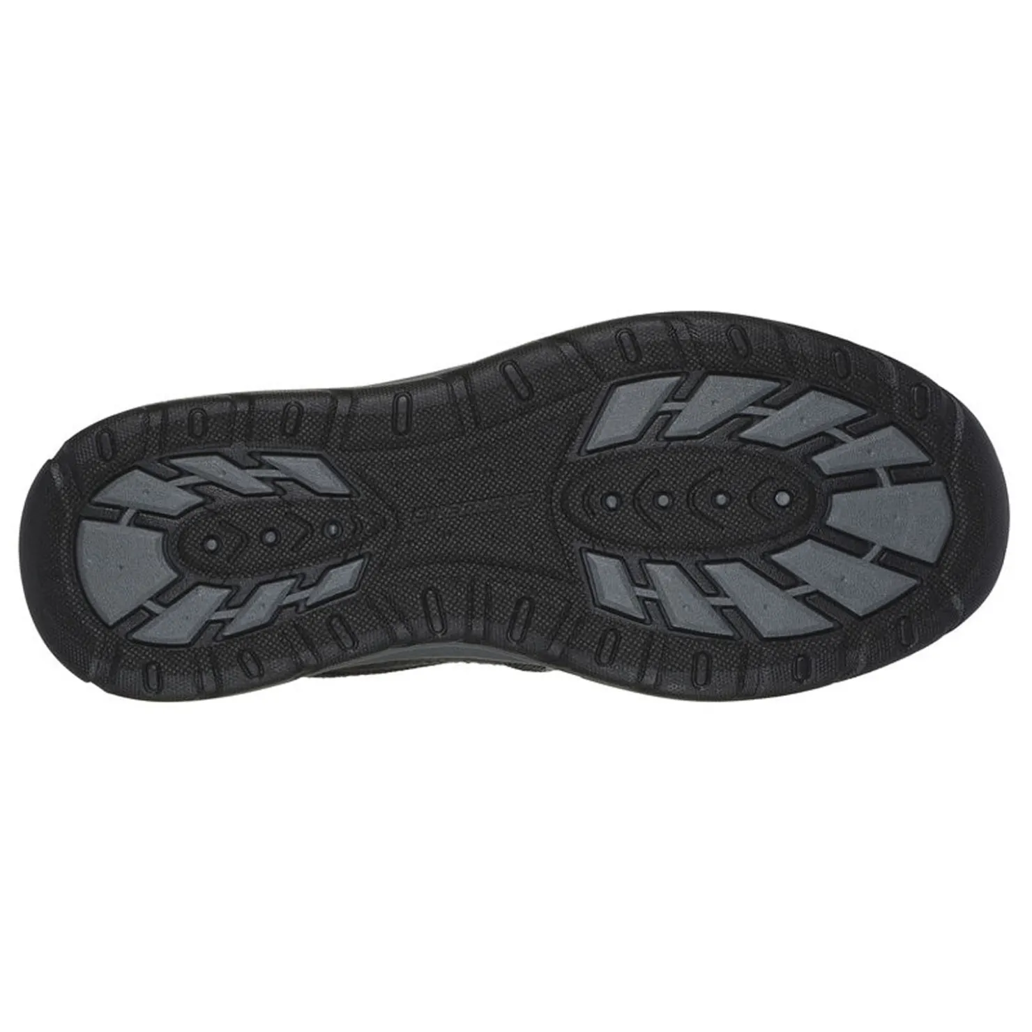 Slip-On Shoes*Skechers Men's , Relaxed Fit: Cohagen - Vierra Sneaker - Extra Wide Width Black Canvas