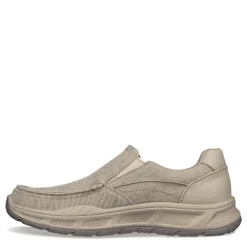 Slip-On Shoes*Skechers Men's , Relaxed Fit: Cohagen - Vierra Sneaker - Extra Wide Width Taupe