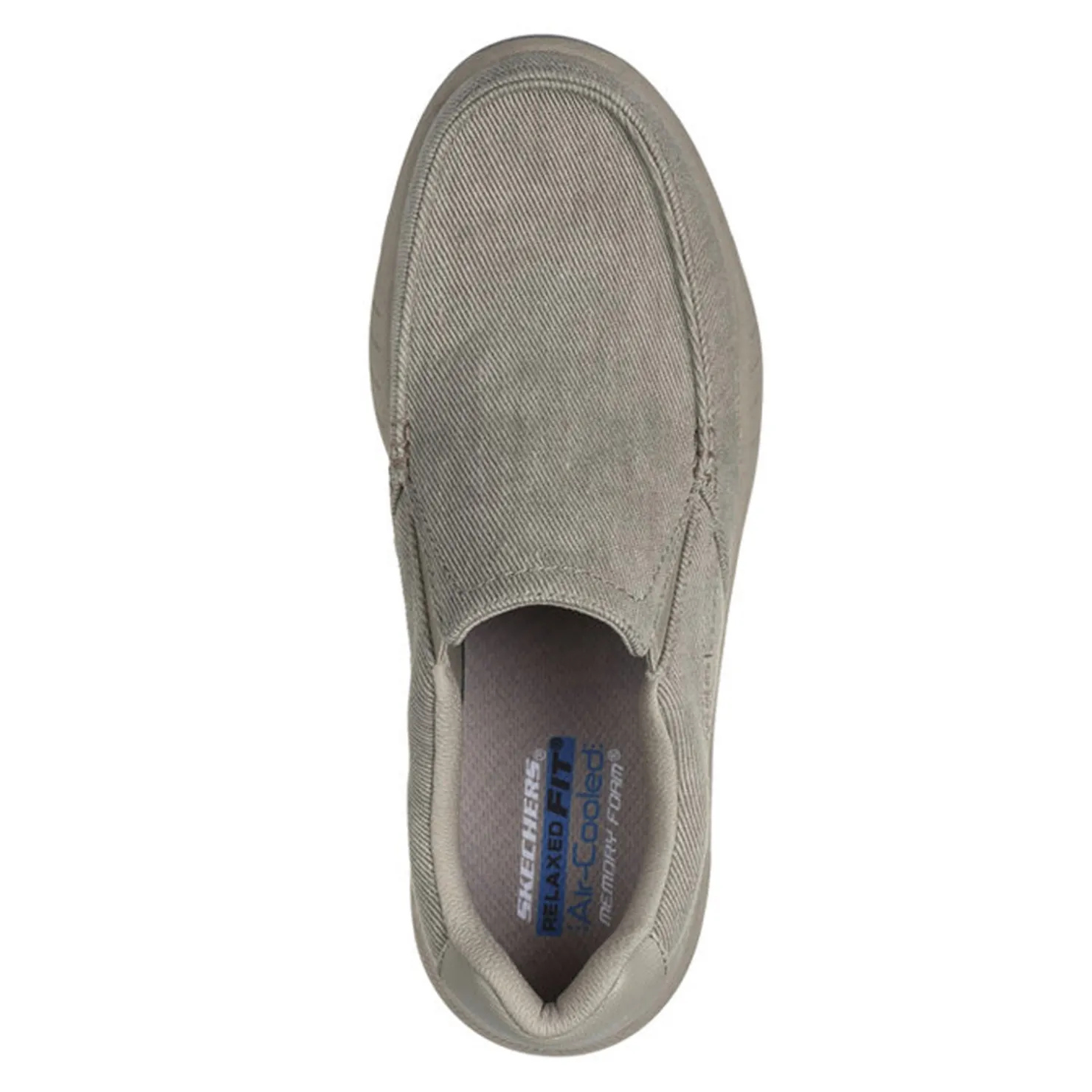 Slip-On Shoes*Skechers Men's , Relaxed Fit: Cohagen - Vierra Sneaker - Extra Wide Width Taupe