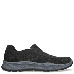 Walking*Skechers Men's , Relaxed Fit: Cohagen - Knit Walk Sneaker Black Knit