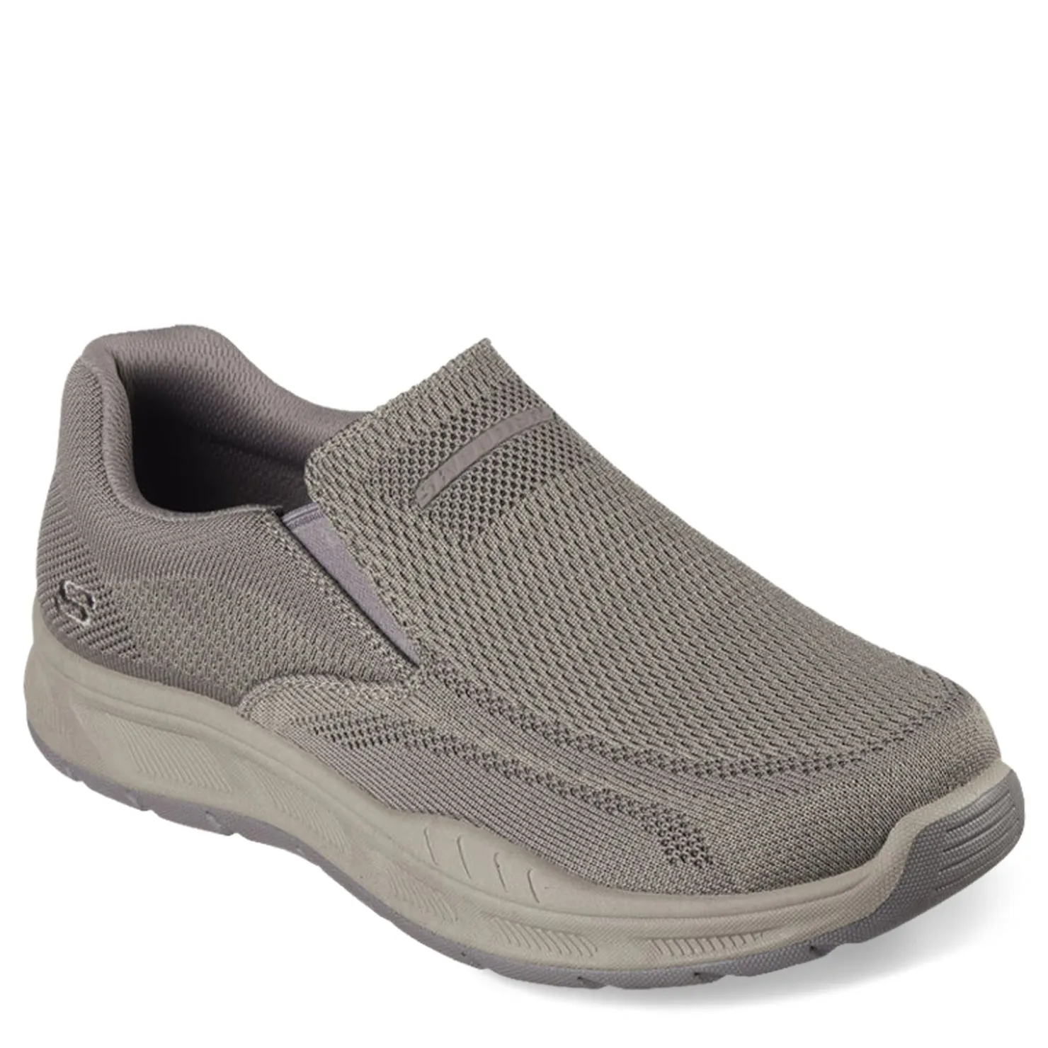 Walking*Skechers Men's , Relaxed Fit: Cohagen - Knit Walk Sneaker Taupe Knit