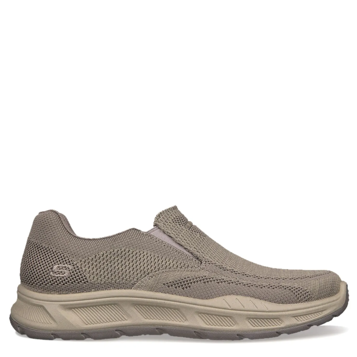 Walking*Skechers Men's , Relaxed Fit: Cohagen - Knit Walk Sneaker Taupe Knit