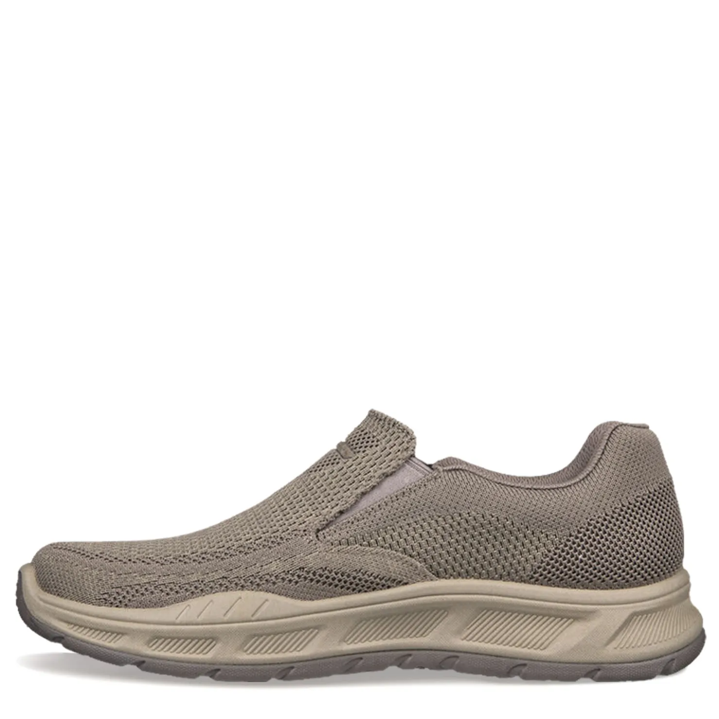 Walking*Skechers Men's , Relaxed Fit: Cohagen - Knit Walk Sneaker Taupe Knit