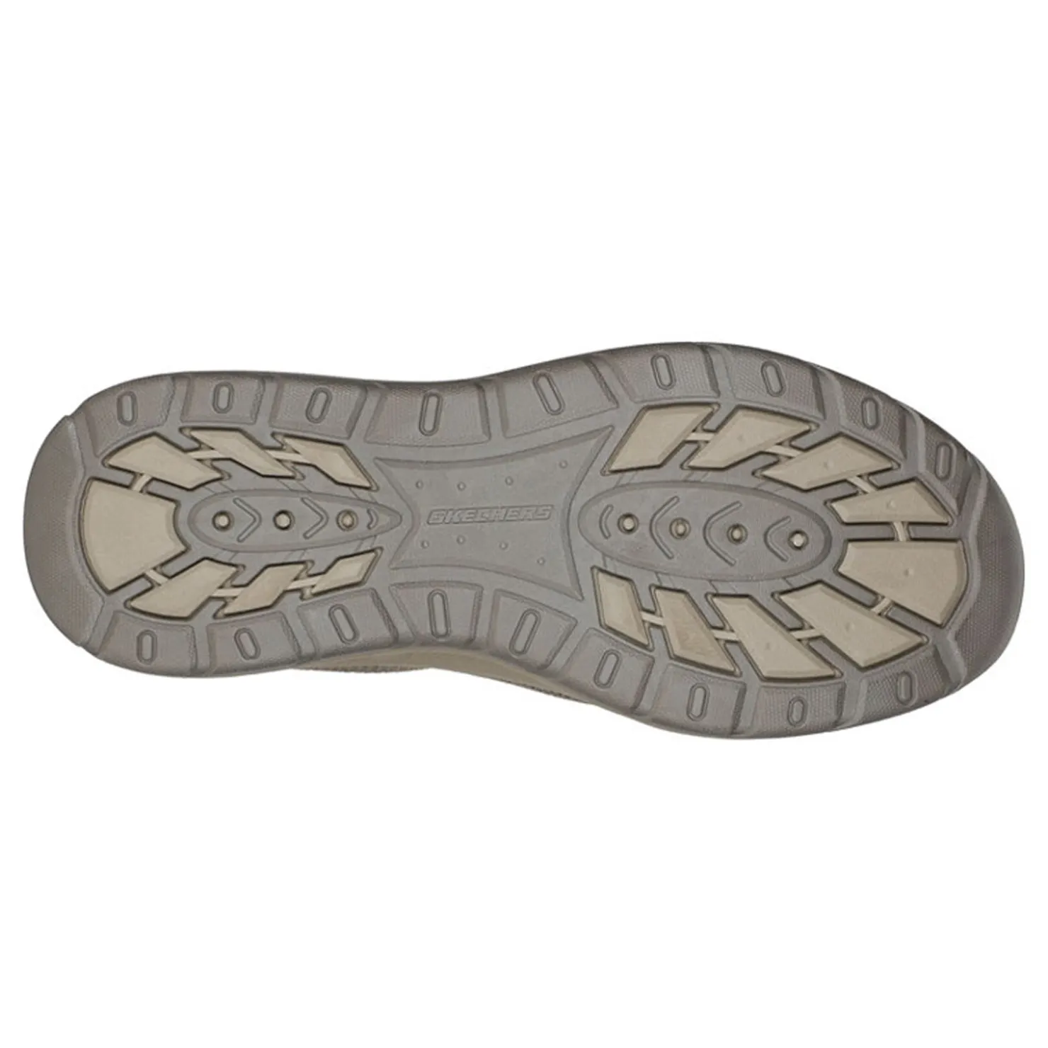 Walking*Skechers Men's , Relaxed Fit: Cohagen - Knit Walk Sneaker Taupe Knit