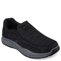 Slip-On Shoes*Skechers Men's , Relaxed Fit: Cohagen - Knit Walk Sneaker - Extra Wide Width Black Knit