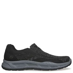 Slip-On Shoes*Skechers Men's , Relaxed Fit: Cohagen - Knit Walk Sneaker - Extra Wide Width Black Knit