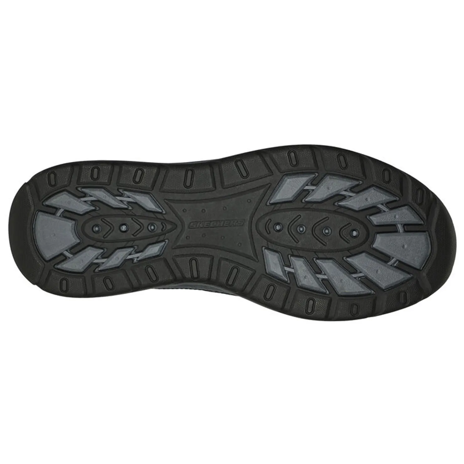 Slip-On Shoes*Skechers Men's , Relaxed Fit: Cohagen - Knit Walk Sneaker - Extra Wide Width Black Knit