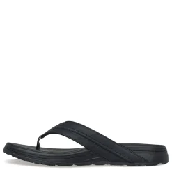 Sandals*Skechers Men's , Relaxed Fit: Supreme - Bosnia Sandal Black