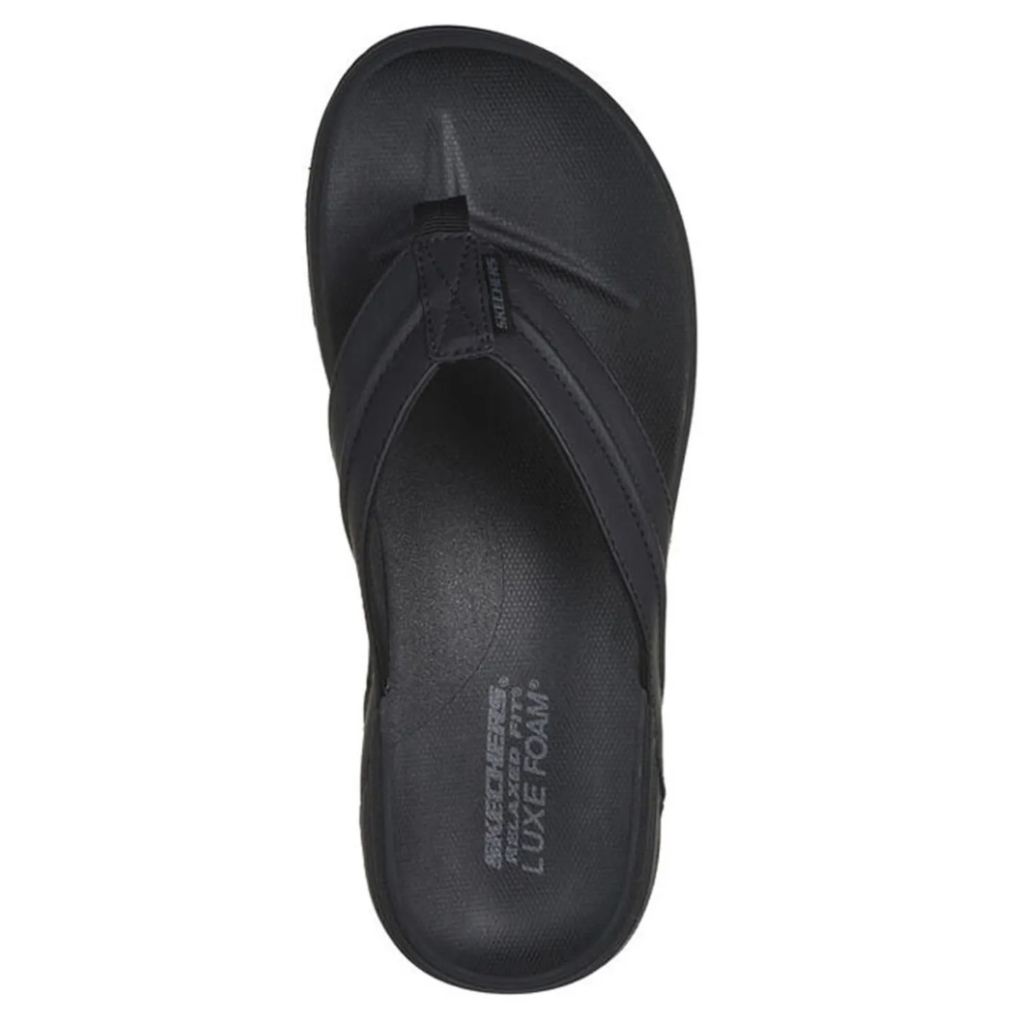 Sandals*Skechers Men's , Relaxed Fit: Supreme - Bosnia Sandal Black