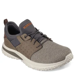 Walking*Skechers Men's , Relaxed Fit: Solvano - Caspian Sneaker Taupe