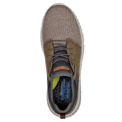 Sneakers & Athletics*Skechers Men's , Relaxed Fit: Solvano - Caspian Sneaker Taupe