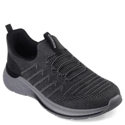 Sneakers & Athletics*Skechers Men's , Relaxed Fit: Garner – Crispin Sneaker Black Mesh