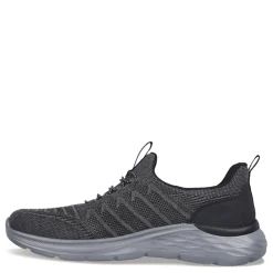 Walking*Skechers Men's , Relaxed Fit: Garner – Crispin Sneaker Black Mesh