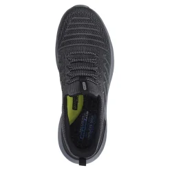 Walking*Skechers Men's , Relaxed Fit: Garner – Crispin Sneaker Black Mesh