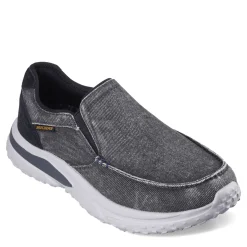 Slip-On Shoes*Skechers Men's , Relaxed Fit: Solvano – Varone Slip-On Black