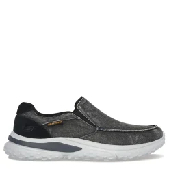 Slip-On Shoes*Skechers Men's , Relaxed Fit: Solvano – Varone Slip-On Black