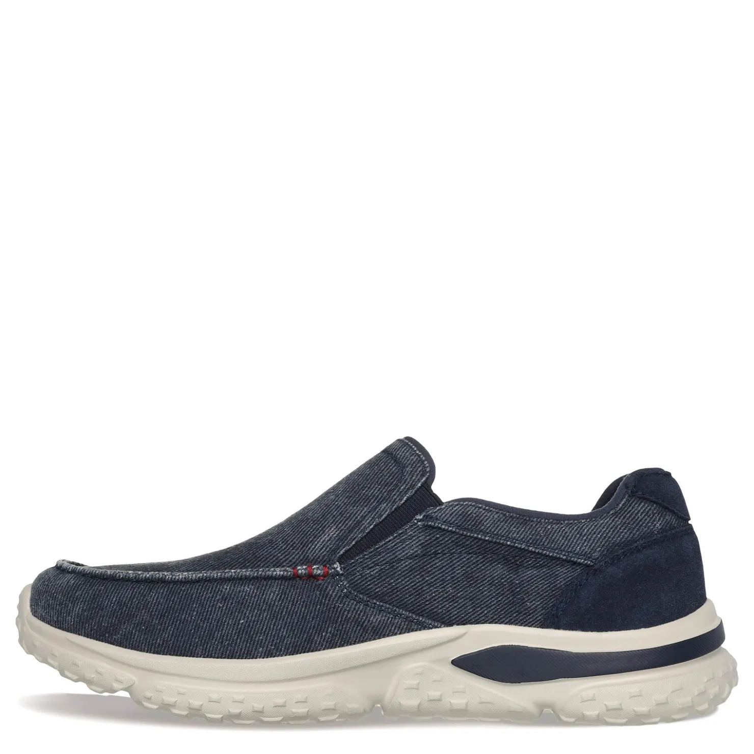 Sneakers & Athletics*Skechers Men's , Relaxed Fit: Solvano – Varone Slip-On Navy Canvas