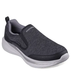 Slip-On Shoes*Skechers Men's , Relaxed Fit: Slade - Lucan Sneaker - Extra Wide Width Black