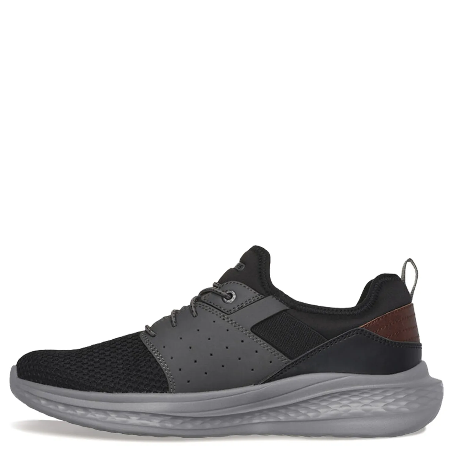 Sneakers & Athletics*Skechers Men's , Relaxed Fit: Slade - Raymar Sneaker Black Grey Mesh