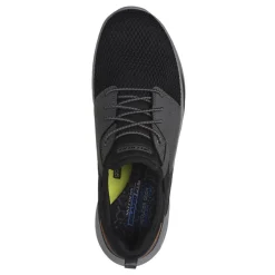 Sneakers & Athletics*Skechers Men's , Relaxed Fit: Slade - Raymar Sneaker Black Grey Mesh