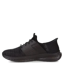 Fashion & Street*Skechers Men's , Relaxed Fit Slip-ins: Slade - Ocon Sneaker Black Knit/Synthetic