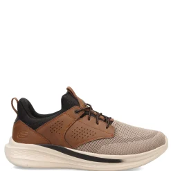 Sneakers & Athletics*Skechers Men's , Relaxed Fit: Slade - Breyer Sneaker Brown Tan Knit