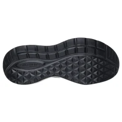 Slip-On Shoes*Skechers Men's , Relaxed Fit: Lancer - Dalton Sneaker Black Gray Knit