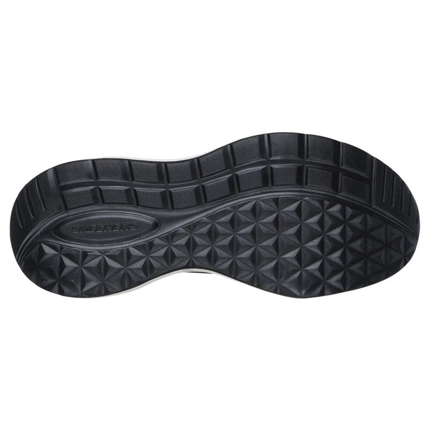 Slip-On Shoes*Skechers Men's , Relaxed Fit: Lancer - Dalton Sneaker Black Gray Knit
