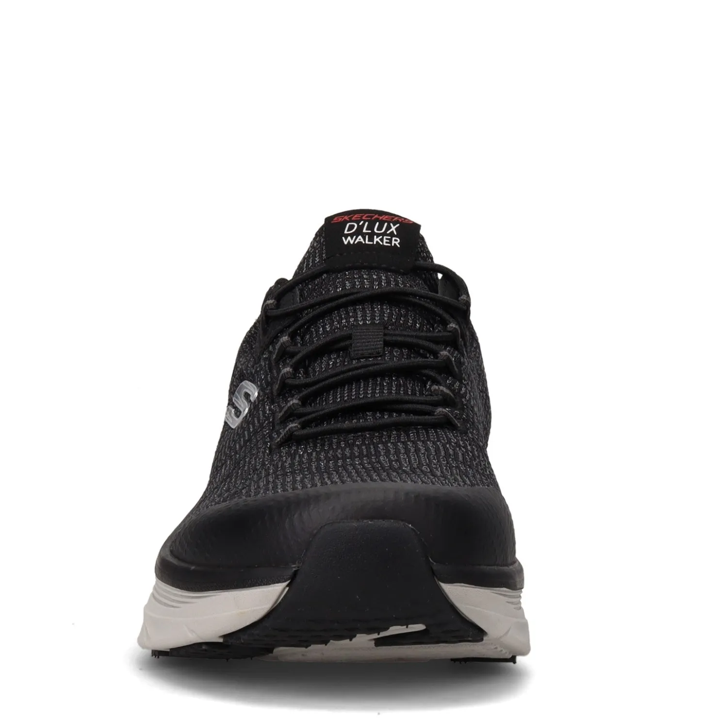 Walking*Skechers Men's , Relaxed Fit: D'Lux Walker - Pensive - Wide Width Black/White