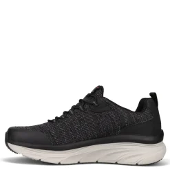 Walking*Skechers Men's , Relaxed Fit: D'Lux Walker - Pensive - Wide Width Black/White