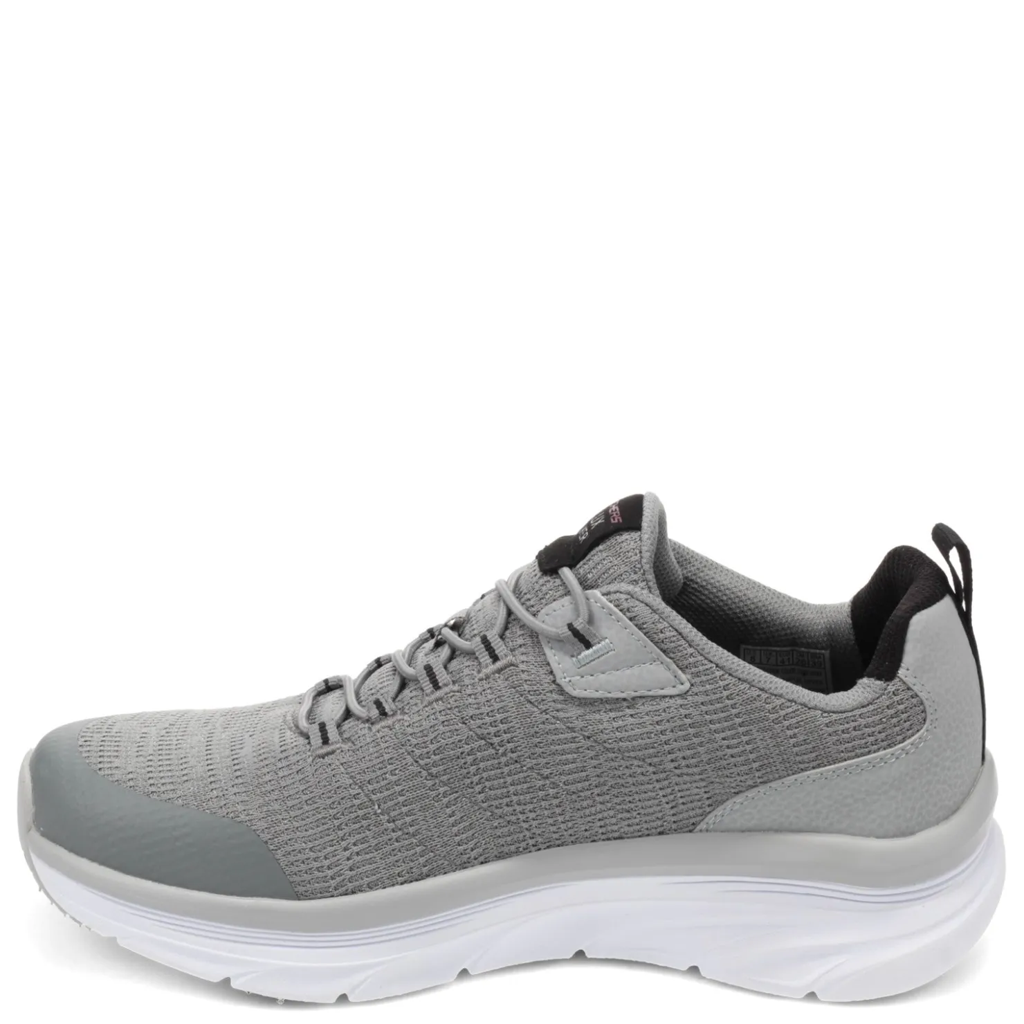 Sneakers & Athletics*Skechers Men's , Relaxed Fit: D'Lux Walker - Pensive Sneaker - Wide Width Gray/Black