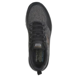 Walking*Skechers Men's , Relaxed Fit: D'Lux Walker 2.0 - Steadyway Walking Shoe Black/Charcoal