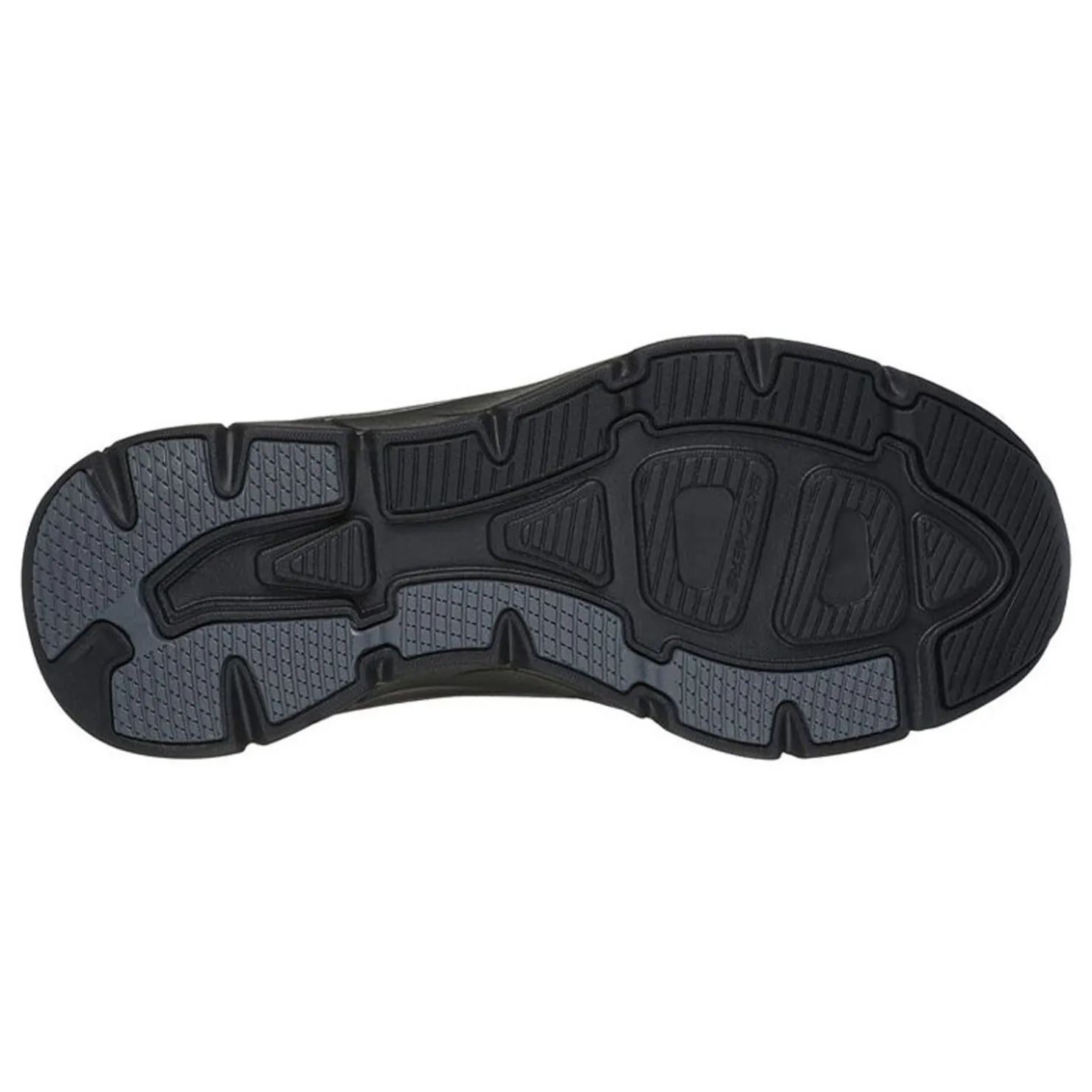 Slip-On Shoes*Skechers Men's , Relaxed Fit: D'Lux Walker 2.0 - Steadyway Walking Shoe - Extra Wide Width Black